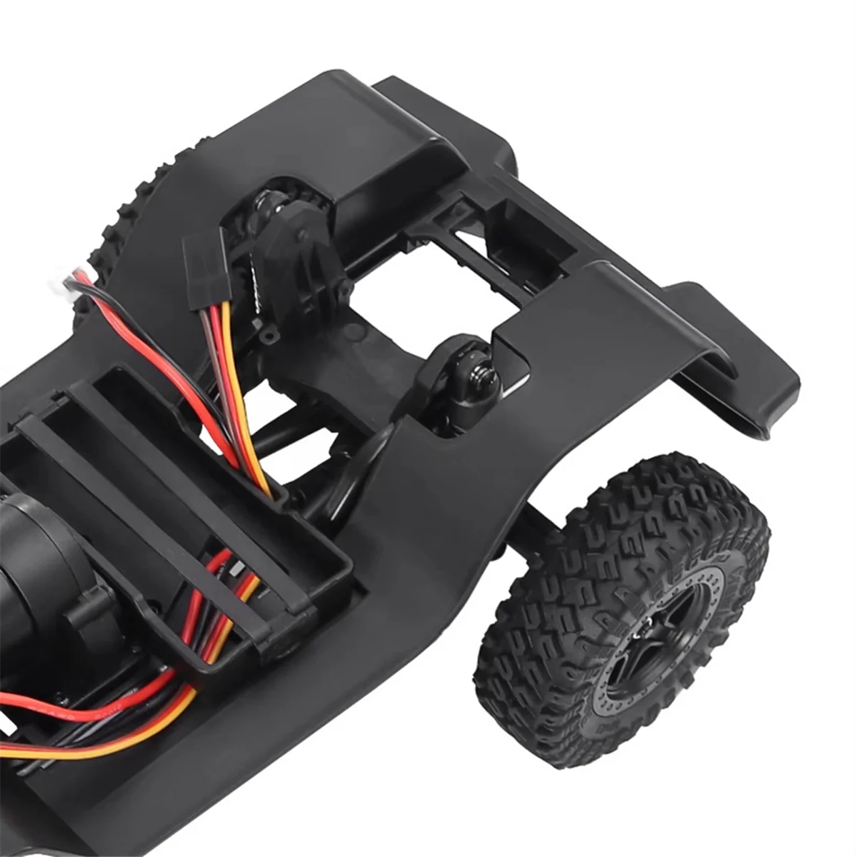 Wheelbase Assembled Frame Chassis Front Rear Axles Gearbox 155mm 6.10inch for TRX4M 1/18 AX-8560