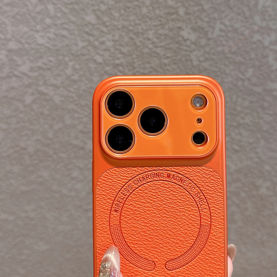 Leather Magnetic Phone Case - Luxury Shockproof Hard Protector Cover