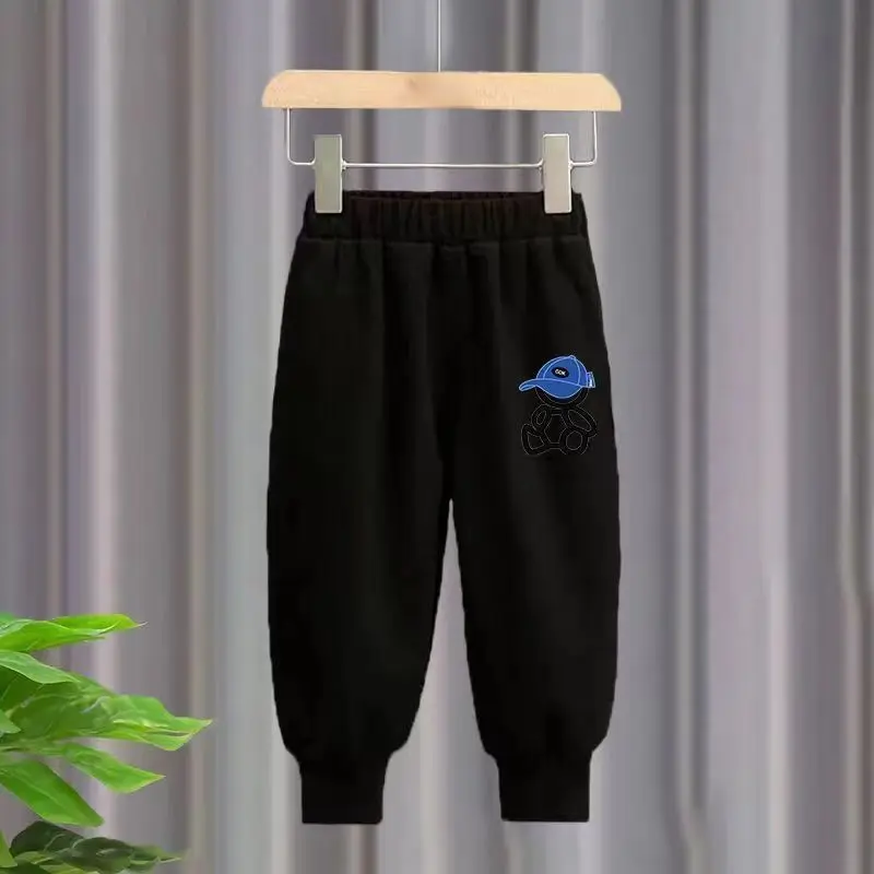 طقم بلوفر وبنطلون مطبوع عليه كارتون للأطفال ، بلوزات ، بدلات رياضية ، طفلة صغيرة ، ولد ، طفل ، بنات ، موضة ، خريف ، 2