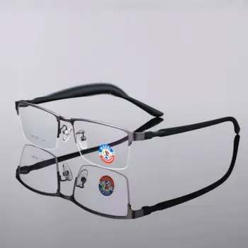 Okulary fotochromowe minusy – korekcyjne półramki z soczewkami CR-39