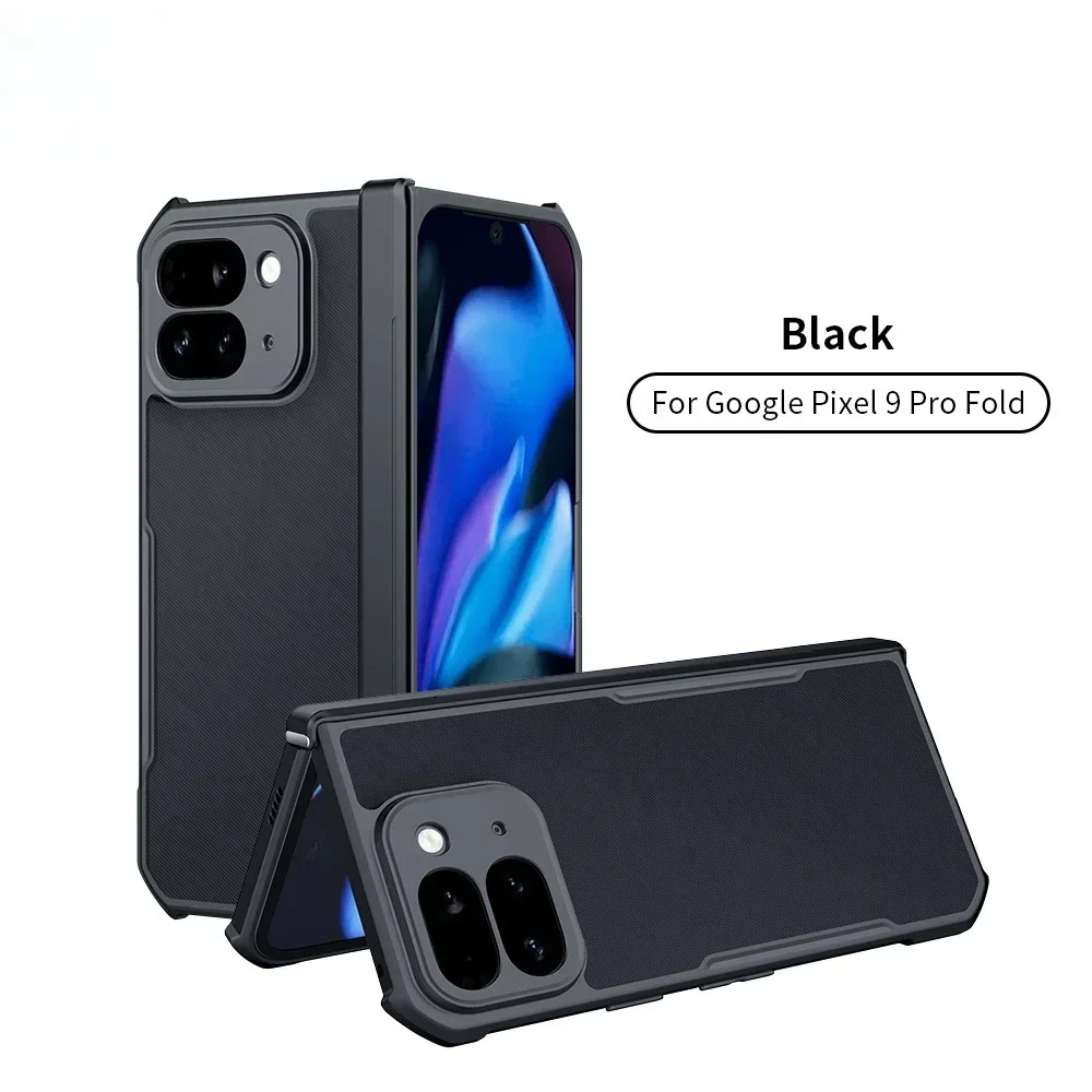 Hüllen für Google Pixel 9Pro Fold Phone Case Fold2 Fold Screen All-Inclusive Anti-Drop Pixel 9Pro Lasermuster Schutzhüllen
