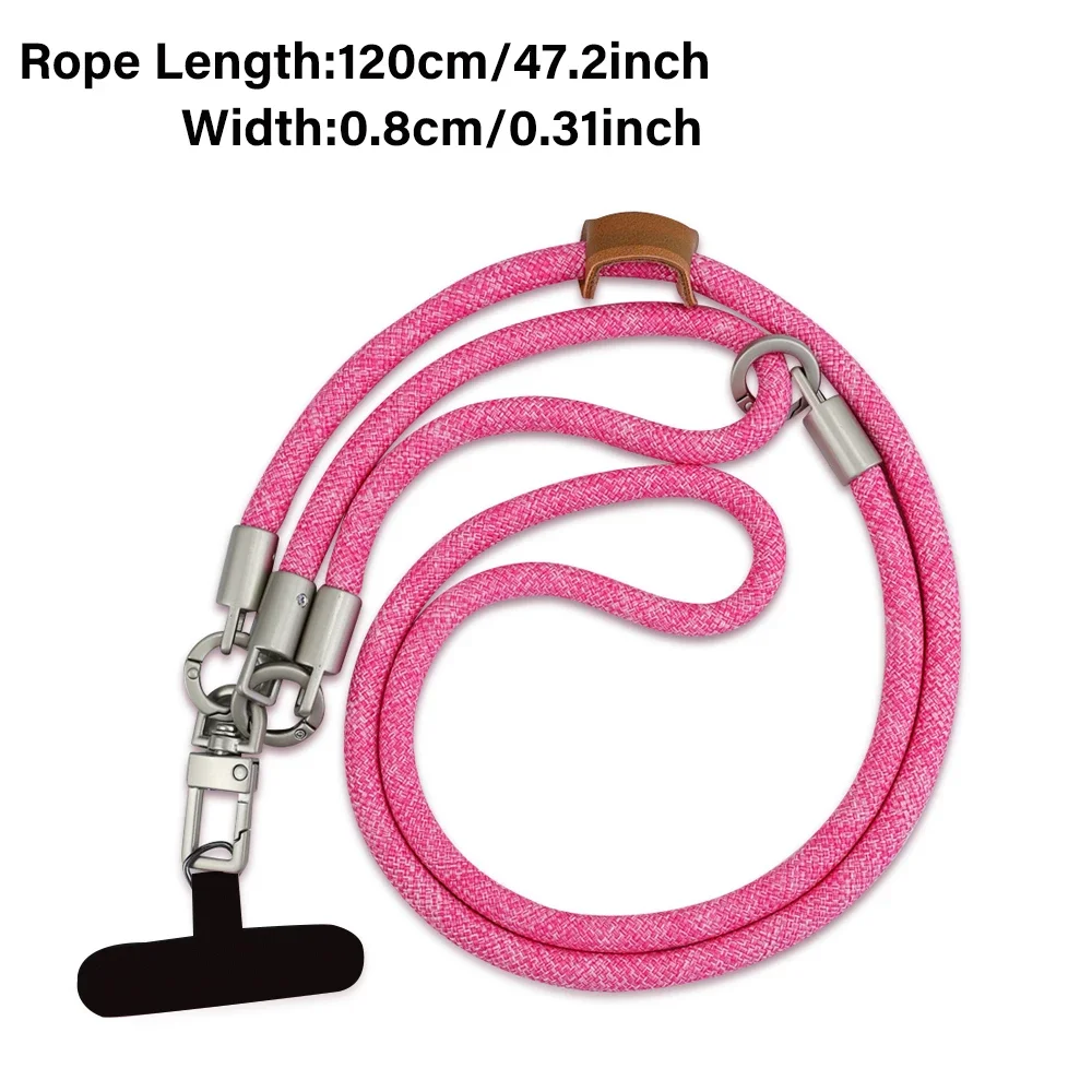 Universal Outdoor Durable 8mm Anti-Lost Mobile Phone Lanyard