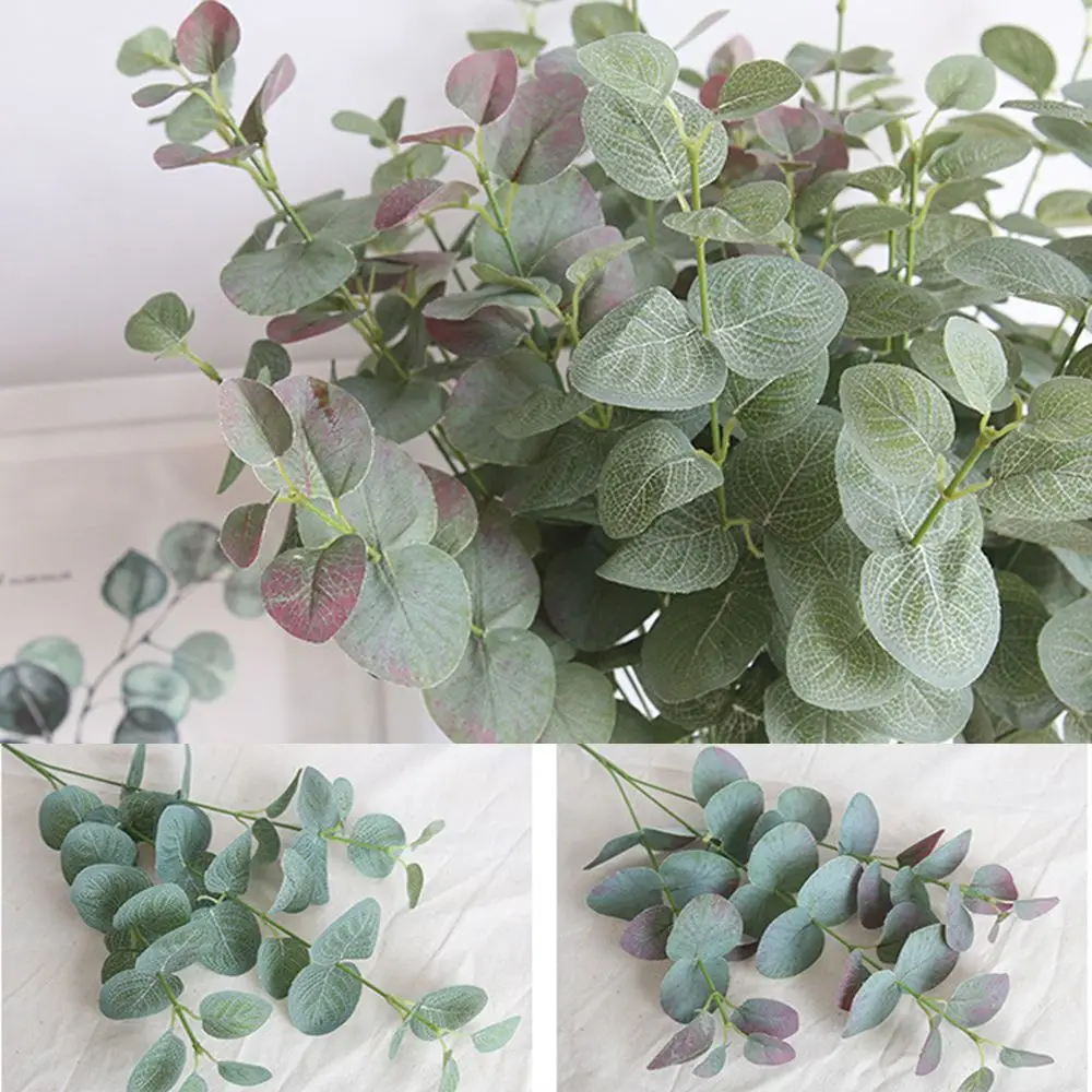 

Party Supplies Floral Arrangement Artificial Eucalyptus Leaves Lifelike Greenery Plants Silk Foliage Home Decoration
