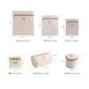 Laundry Bag Mesh Washing Bag Clothes Cleaning Washing Bags Embroidery Print Laundry Pouch Travel Clothes Storage Organization 6