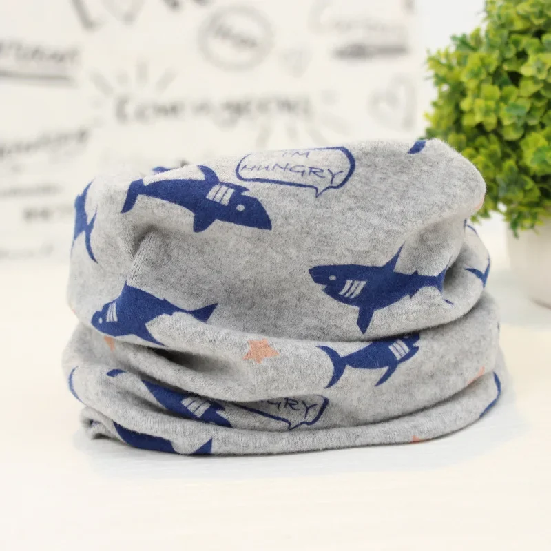 

High Quality Children's Scarf Autumn Winter Cotton Baby Neck Set Cartoon New Windproof Baby Neck Set Scarf
