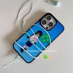 Korean Ins Japanese Style JK Girl Shockproof Silicone Phone Case - iPhone 15 Plus (1)