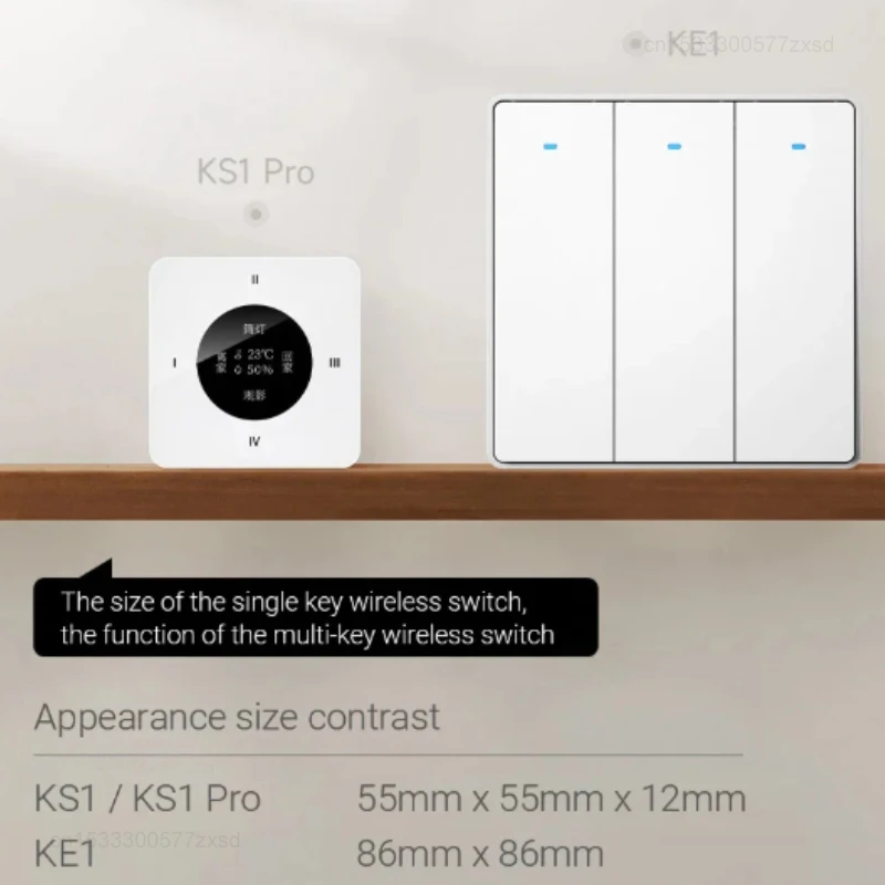 Linptech Smart Wireless Temperature & Humidity Sensor Switch with App Integration