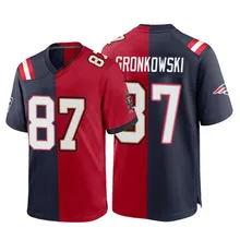 Tom Brady Rob Gronkowski Tampa Bay Split Jerseys