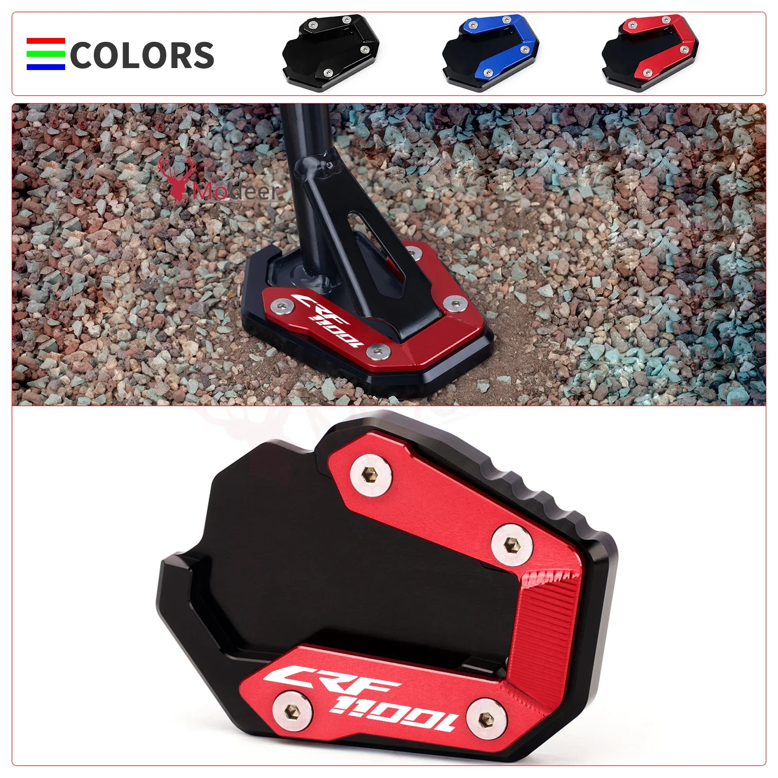 Motorrad Seitenständer Verlängerung - Fußpad Für Brixton Crossfire 500 GK500