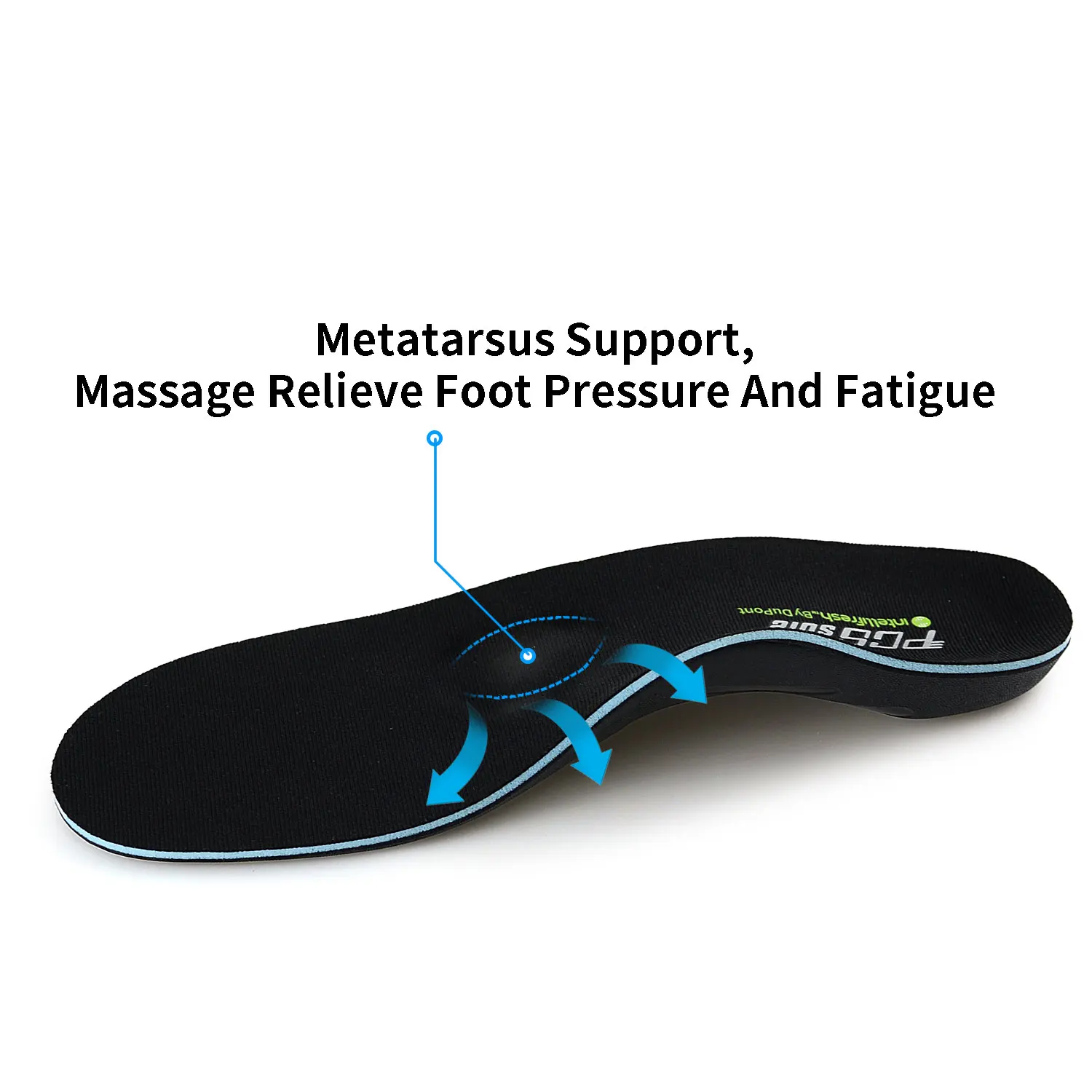 PCSsole Orthopedic Insoles for Flat Foot Arch Support Plantar Fasciitis Feet Medical Insoles for Men/Women Gel Insoles for Shoes