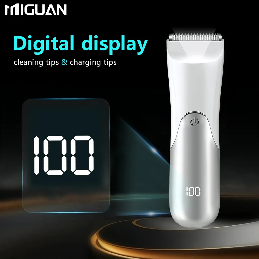 Description Picture 5 of itemMen's body trimmer, electric shaver, electric inguinal and hair trimmer, ceramic blade male hygiene shaver trimmer