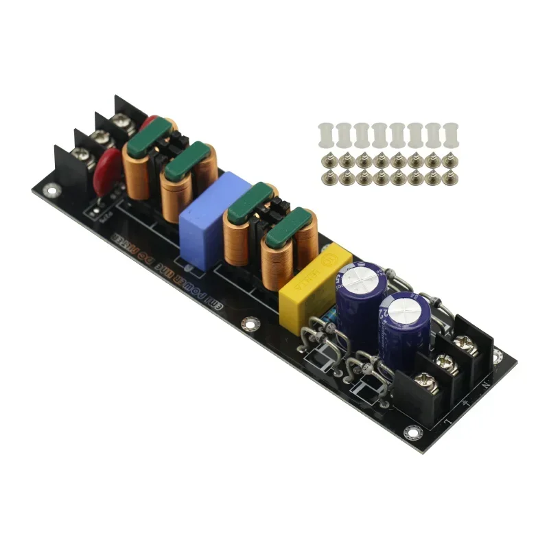2000W 15A EMI Power Filter Module AC110V-265V High Efficiency DC Power Supply Filter DIY Audio Sound Home Amplifiers audio amplifier audio power amplifier board