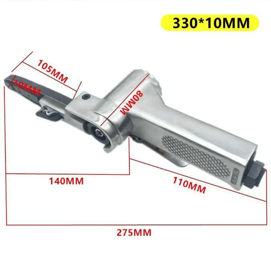 1 Pcs Mini Air Belt Sander Pneumatic Handheld Angle Grinder Tool For Wood Metal Sanding Grinding