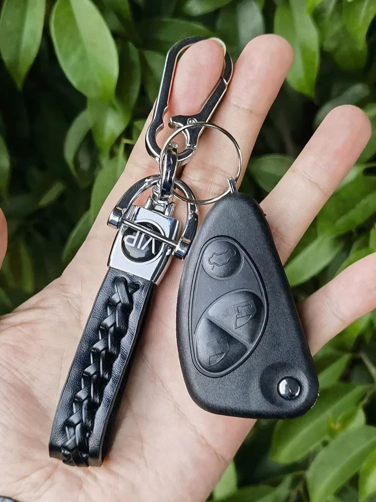 Cocolockey Flip Remote Car Key Shell Alfa Romeo 147 156 GT 3 Buttons Uncut Blade Blank Replacement No Logo Folding Key Shell