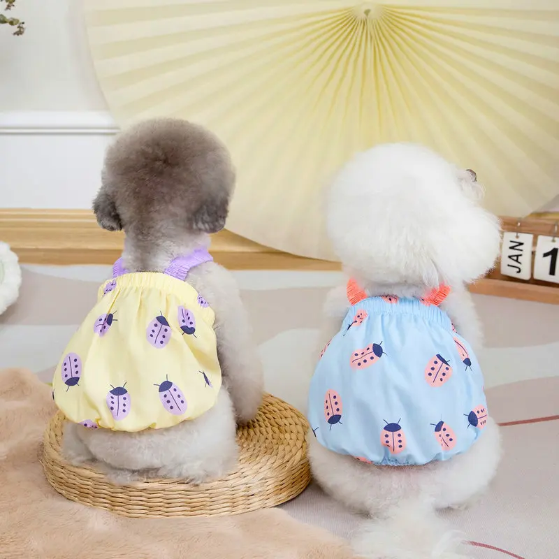 Dog Spring and Summer Clothes Cat Clothes Pet Spider Suspender Skirt