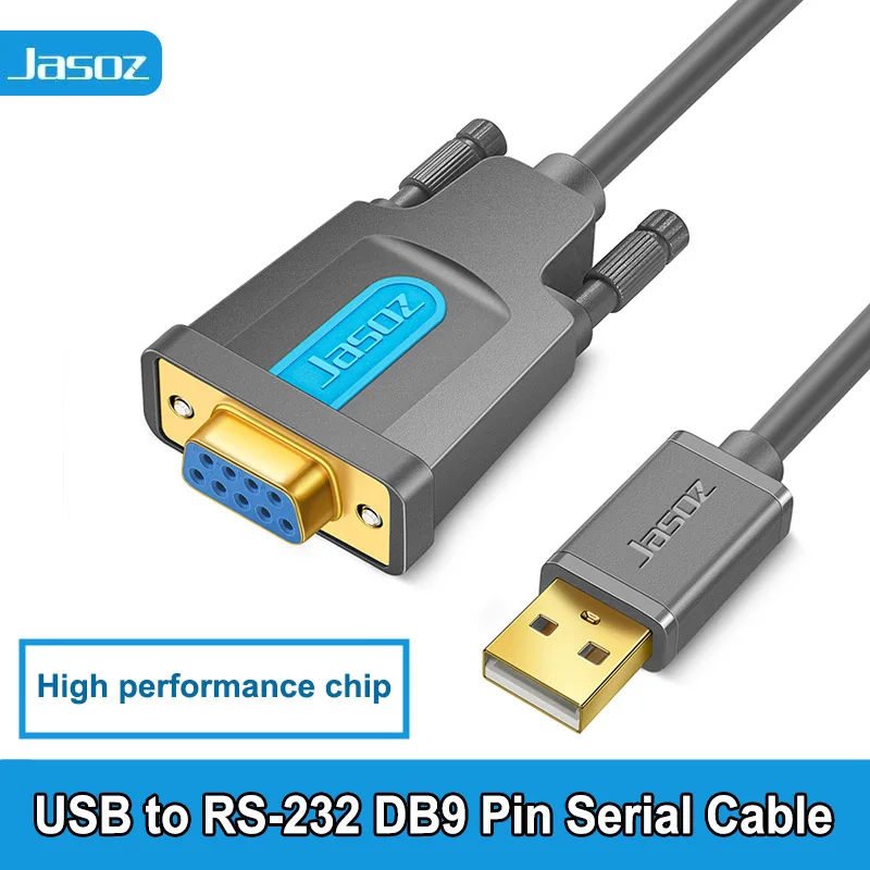 Jasoz Usb A Rs232 Db9 Adattatore Convertitore Seriale Femmina Cableper Windows 7 Xp Registratore Di Cassa Modem Usb Rs232 Com