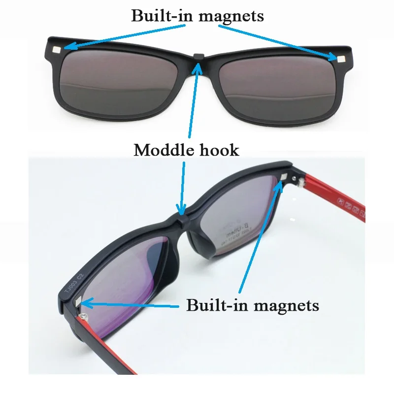 FF FRAZALA Occhiali Da Sole Polarizzati Clip-on | Lenti TAC UV400, Design Ribaltabile | Antiabbagliamento Per Guida, Sport | Ideali Per Miopi, Con Custodia