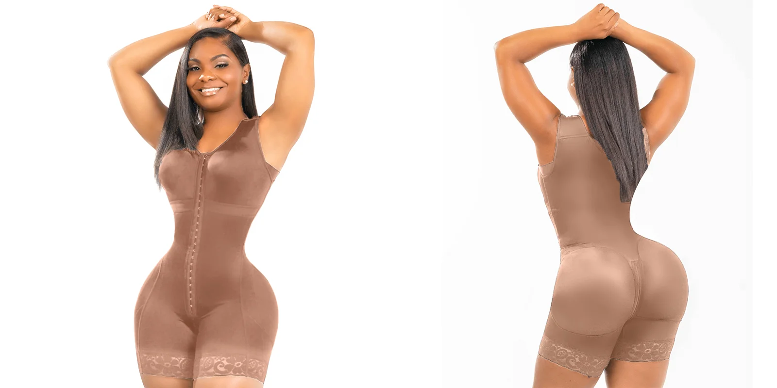 Faja Colombiana High Compression Double Full Body Stage 2 Body Shaper With Bra Shapewear Корсет Butt-Lifting Sexy Bodysuit