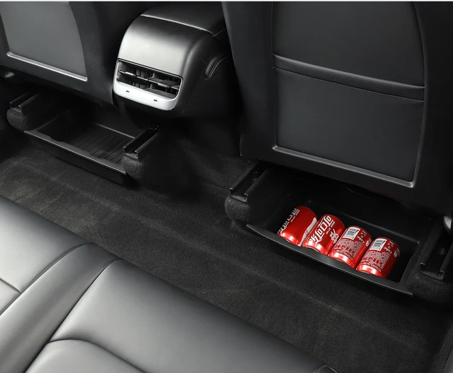 RiRaku Autositz Lückenfüller, für Tesla Model Y Leder Sitz Organizer  Vordersitz Aufbewahrungsbox Innen Zubehör,B Black : : Baby