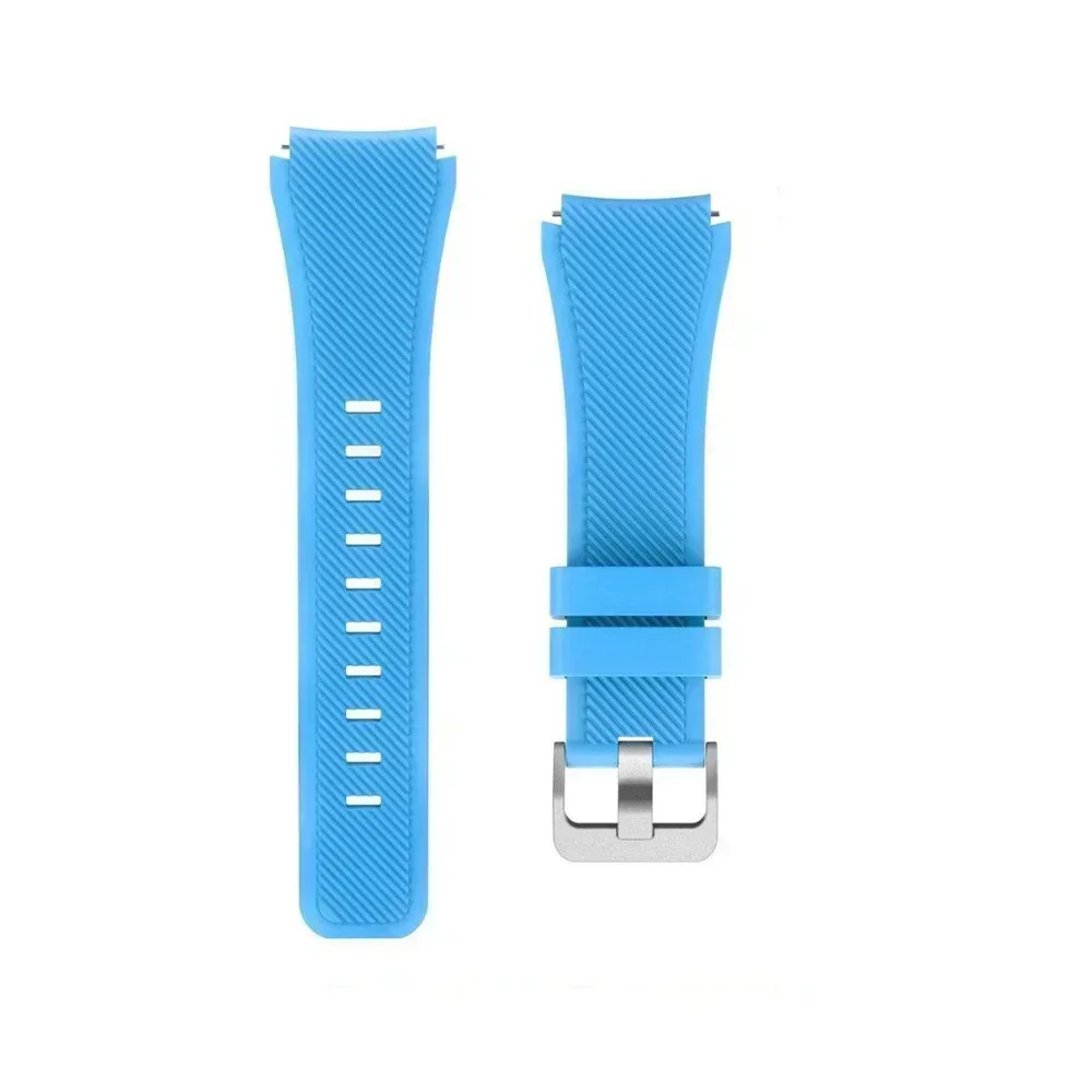 Colorful 22mm Silicone Watch Band - Vibrant Strap
