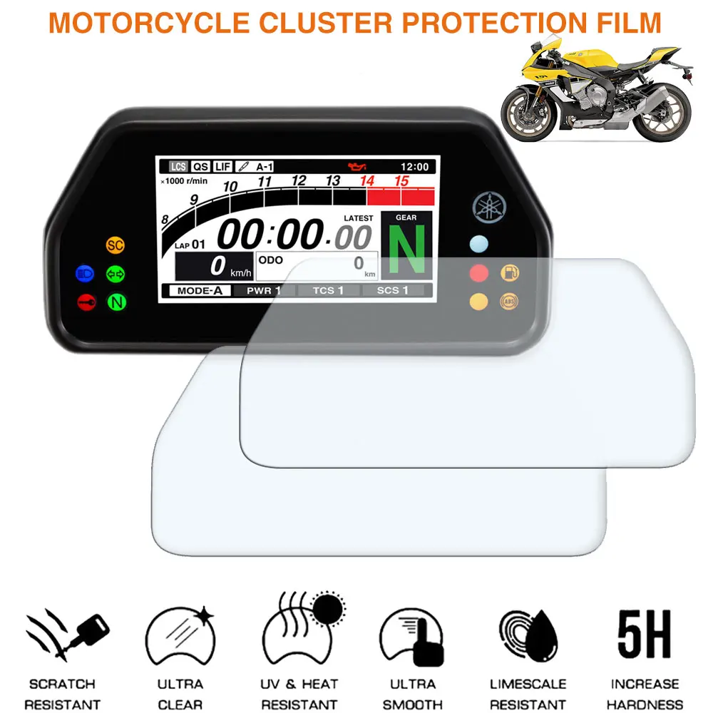 

Для Yamaha YZF R1 R1S R1M M/S YZF-R1M YZF-R1 YZF-R1S Cluster, защита экрана, защитная пленка