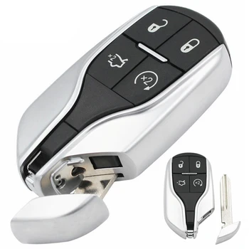 Keyforkess 433MHz ID46 Chip 4 pulsanti ID FCC: M3N-7393490 muslimsmart Remote Key Fob per Maserati Ghibli Quattroporte 2012-2019 - KEYECU 433MHz ID46 Chip 4 pulsanti ID FCC M3N 7393490 muslimsmart Remote Key Fob per