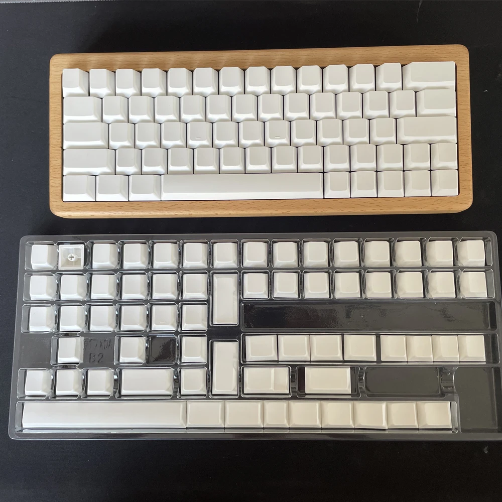 Pure White Without Script PBT Keycaps MAD/XDA/CHERRY profile Keycaps