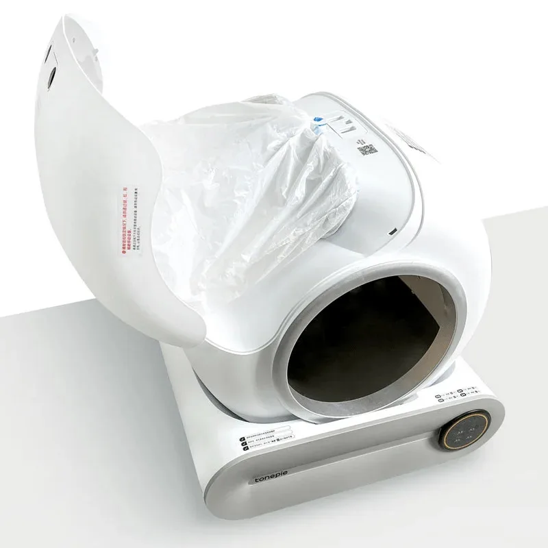 2/4/8 لفات أكياس أنبوب الحيوانات الأليفة ل Tonepie التلقائي صندوق نفايات القط الحيوانات الأليفة القمامة القط أنبوب أكياس التنظيف الذاتي أكياس نفايات المرحاض القط