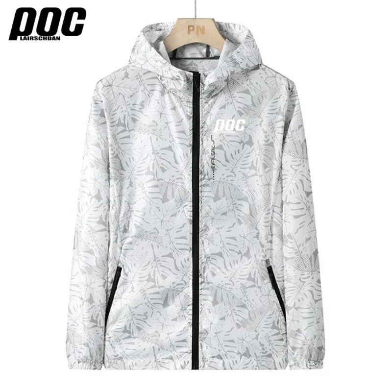 LairschDan Poc New Outdoor Cycling Jacket Wind & Water Resistant Windbreaker Jacket Men's Fall Casual Tactical Military