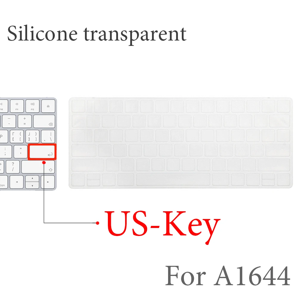 Rainbow Gradient Silicone Keyboard Cover - Protective Skin