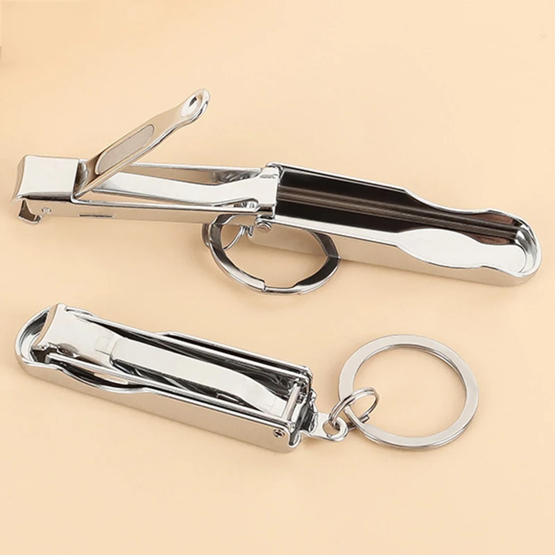 Creative Nail Clippers Foldable Clippers with Nail File Portable Carbon Steel Nail Clippers Household Use Manicure Pedicure Tool 5