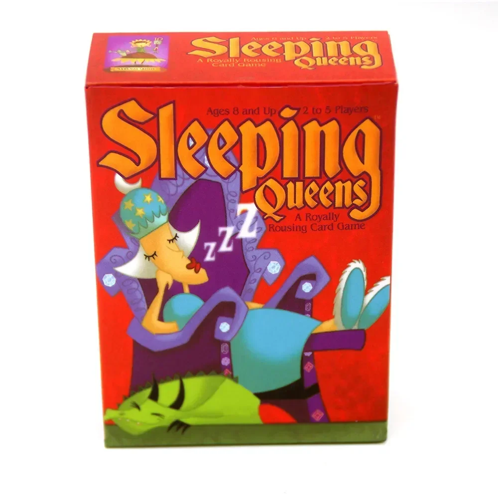Card Full English Sleeping Queens Board Game 2-5 People Family Gift Wake Up Queen Strategy Game Fun Childrens Toys