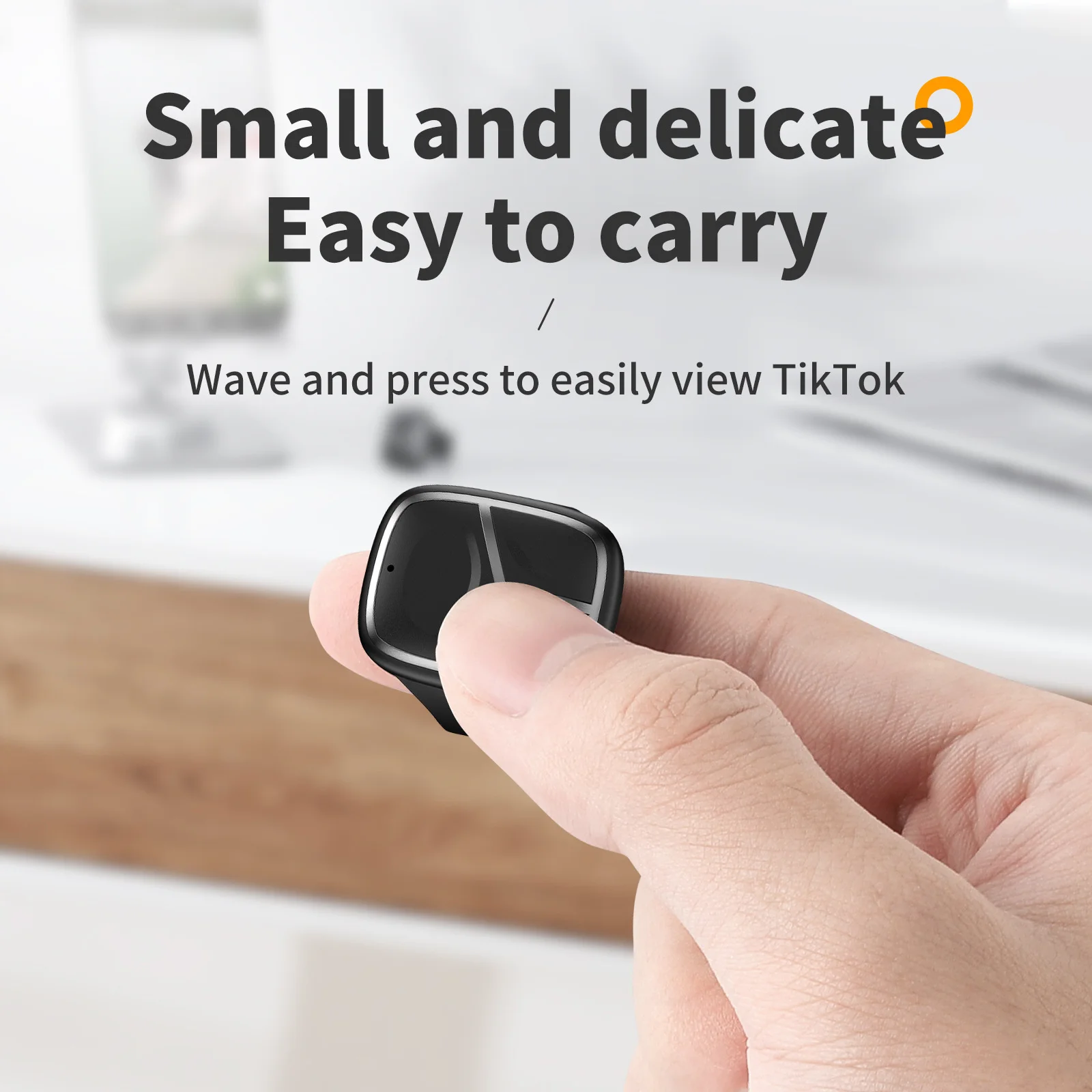 New Smart Air Finger Remote Control Bluetooth Wireless Mouse Ring Mobile Phone Photo Brush Tiktok Magic Fingertip Rechargeable
