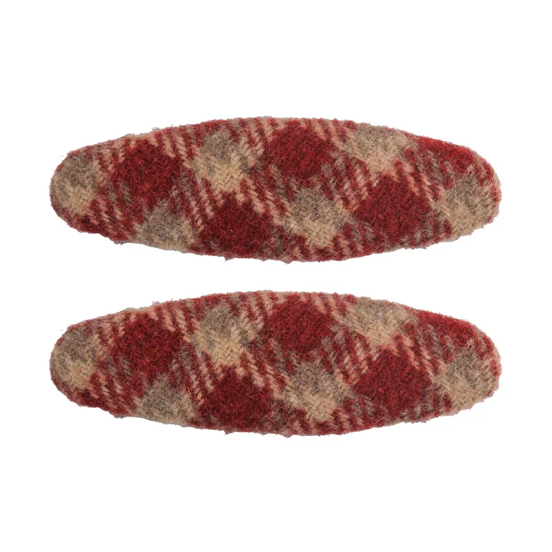 Rote Polka-Dot-Karo-Haarspange Luxuriös, Raffiniert, Minimalistisch BB-Clip Herbst/Winter Kleine Haarspange Wollene Seitenhaarnadel – Detail 19