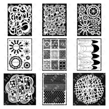 

Circle Bead Swag Sticks Chicken Wire Sidetrack Twister Connection Mixup Kalbach Stencils Diy Craft Paper Coloring Drawing Molds