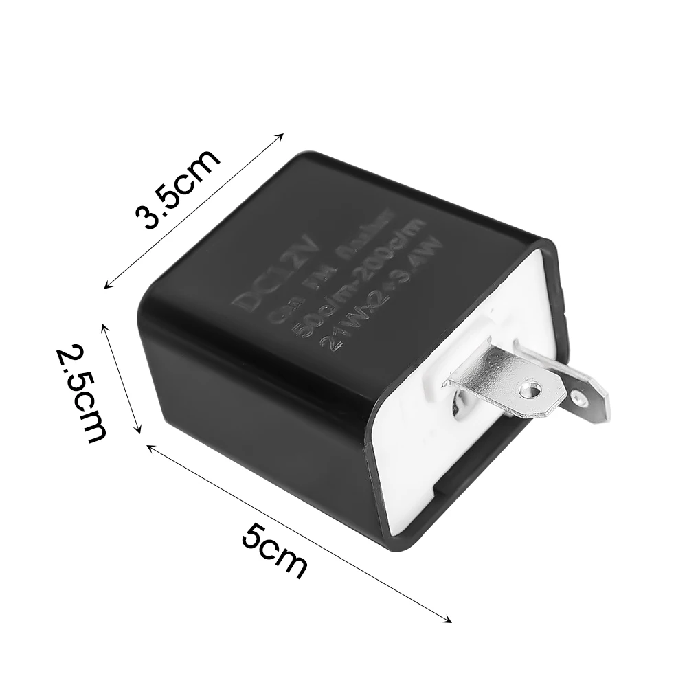 SOSTITUIRE RELÈ FLASH Indicatore Nero Moto Nuovo Set Parti Velocità 12V