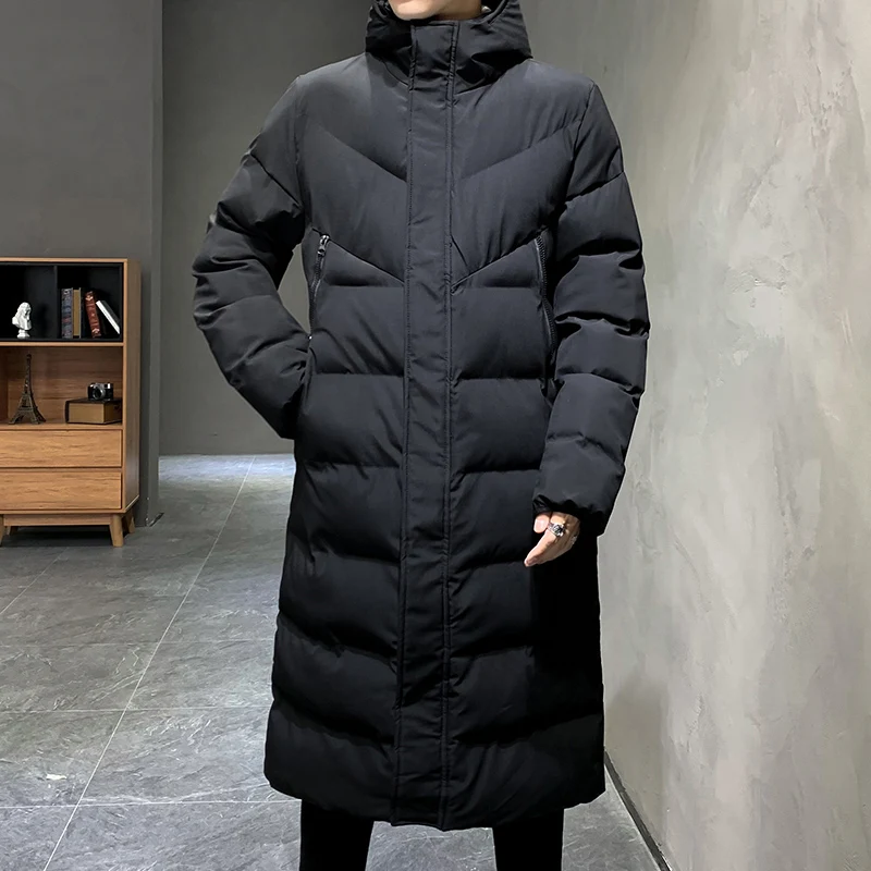 Hooded Casual Long Thicken Outwear Parkas Jacket parka coat parkas coat Men Winter Windbreaker Coats Male Clothing Long Jacket