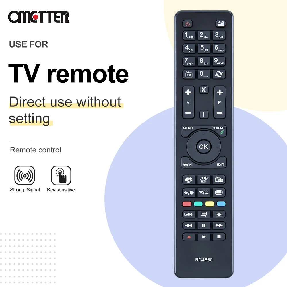 VINABTY Telecomando Universale Sostitutivo Per TV Hitachi – Modelli RC4862, RM-C3090, HBC06 E Tanti Altri (22HBC06, 32HBC01, 24HBC05...)