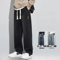 Jean ample à jambe droite pour homme – Tendance printemps-automne, style urbain, décontracté, pantalon long vintage, vêtement de travail en coton 2