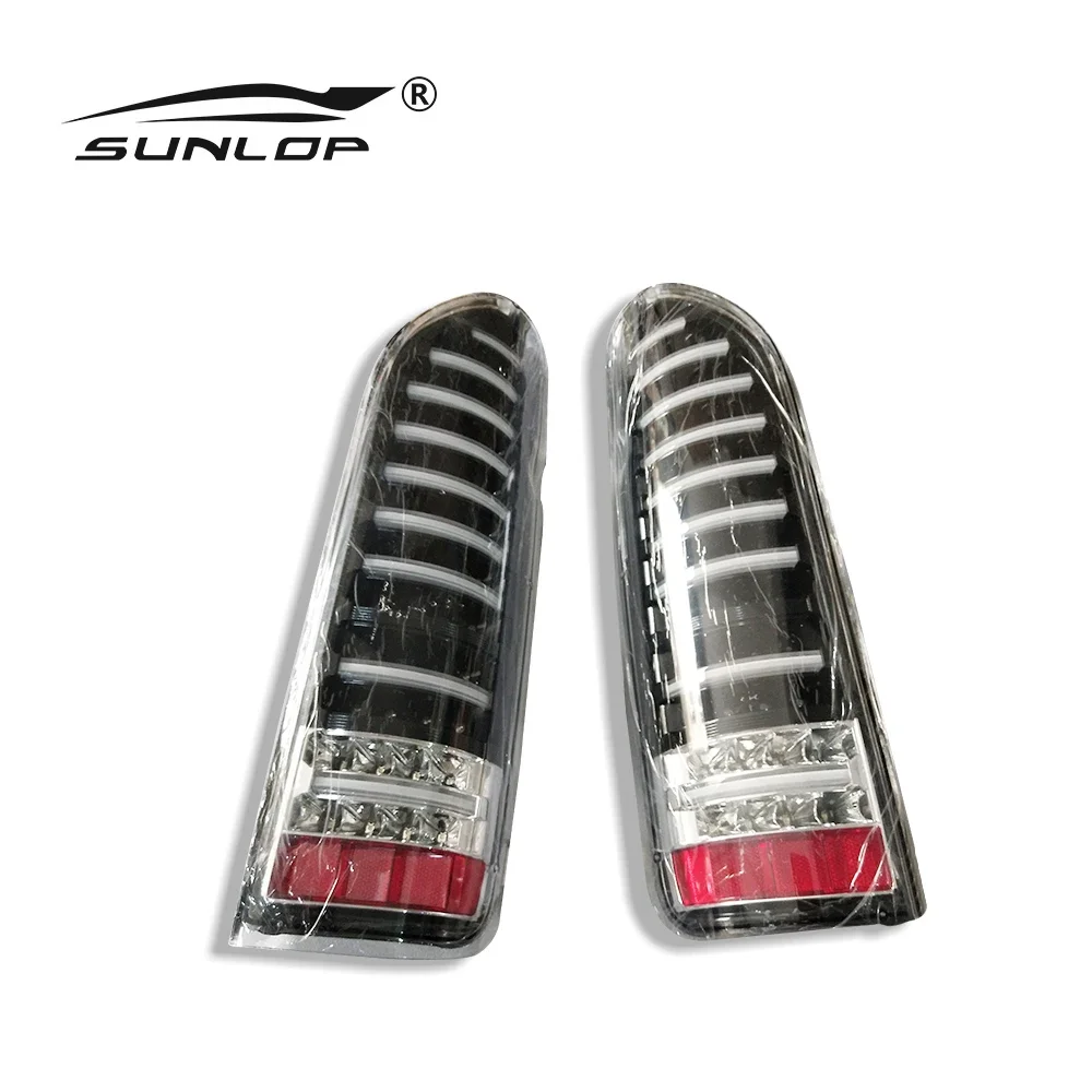 SUNLOP Hiace Parts #000734 Tail Light LED Black KDH 200 Parts Commuter Van Accessori Hiace Tunning 200