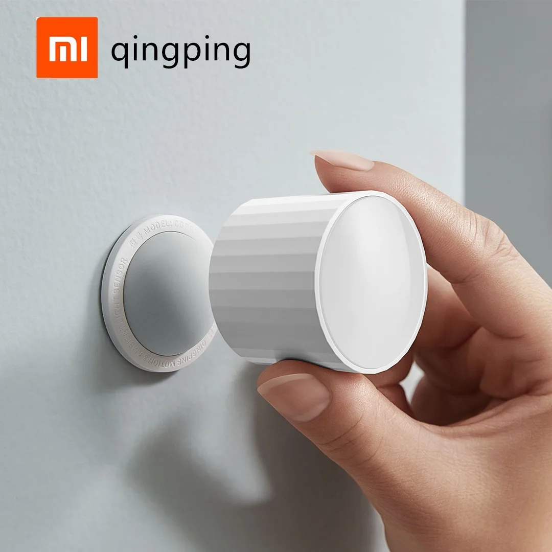 Xiaomi Mijia qingping Human Body / pet Sensor Smart Movement Motion &amp light SensorMagnetic split base For Mi home App |