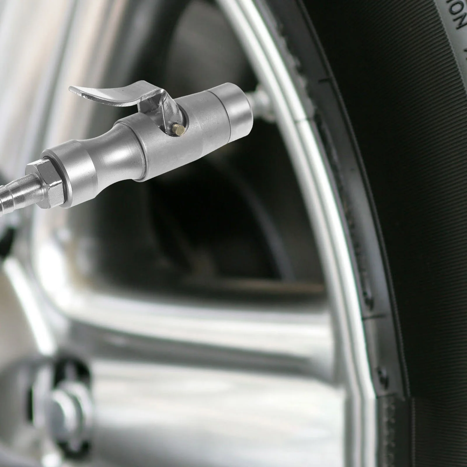 

Tire Inflation Chuck Stand Clip Air Lifting Locking Inflator Pressure Gauge Pneumatic