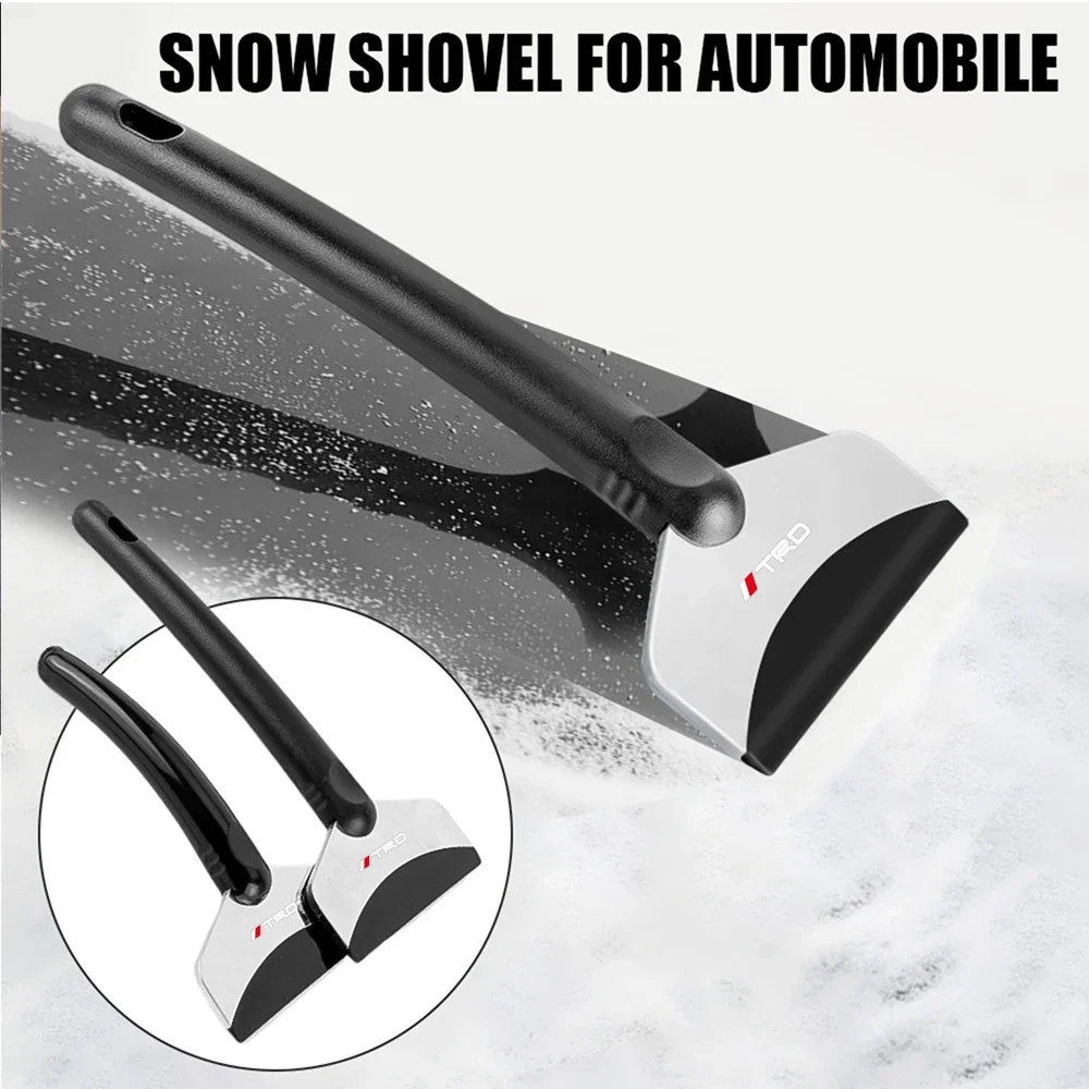 Car Snow Aratro Parabrezza Ice Scraping Tool Car Multi-Function Styling Per Toyota Trd Logo Corolla Chr Avensis Yaris Camry Racing
