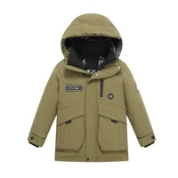 -30 Degree 2025 Russian Winter Children Down Jacket For Boy Thick Warm Waterproof Teenage Boy Outwear Coat 5-16 Years Kids Parka 1