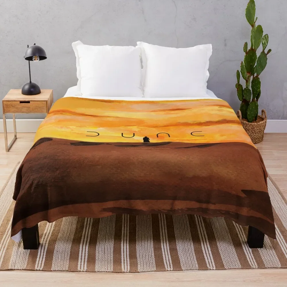 

Dune 2020 Throw Blanket Flannel Fabric Soft Plaid Blankets For Baby Beach Blankets