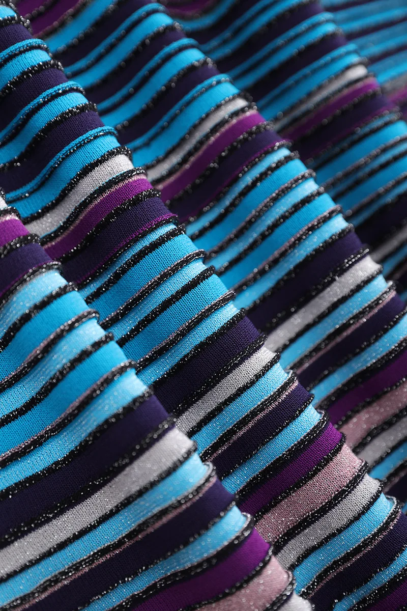 Knitted 2 Piece Set Female Long Sleeve Button Design Multicolour Splicing Pullover Bodycon Skirt Autumn Gentle Chic Suits S40900eb6fcd74f4089f621d318e41069E