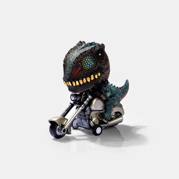 Tyrannosaurus Rex on His Beloved Scooter Inertial Dinosaur Toy Ornaments