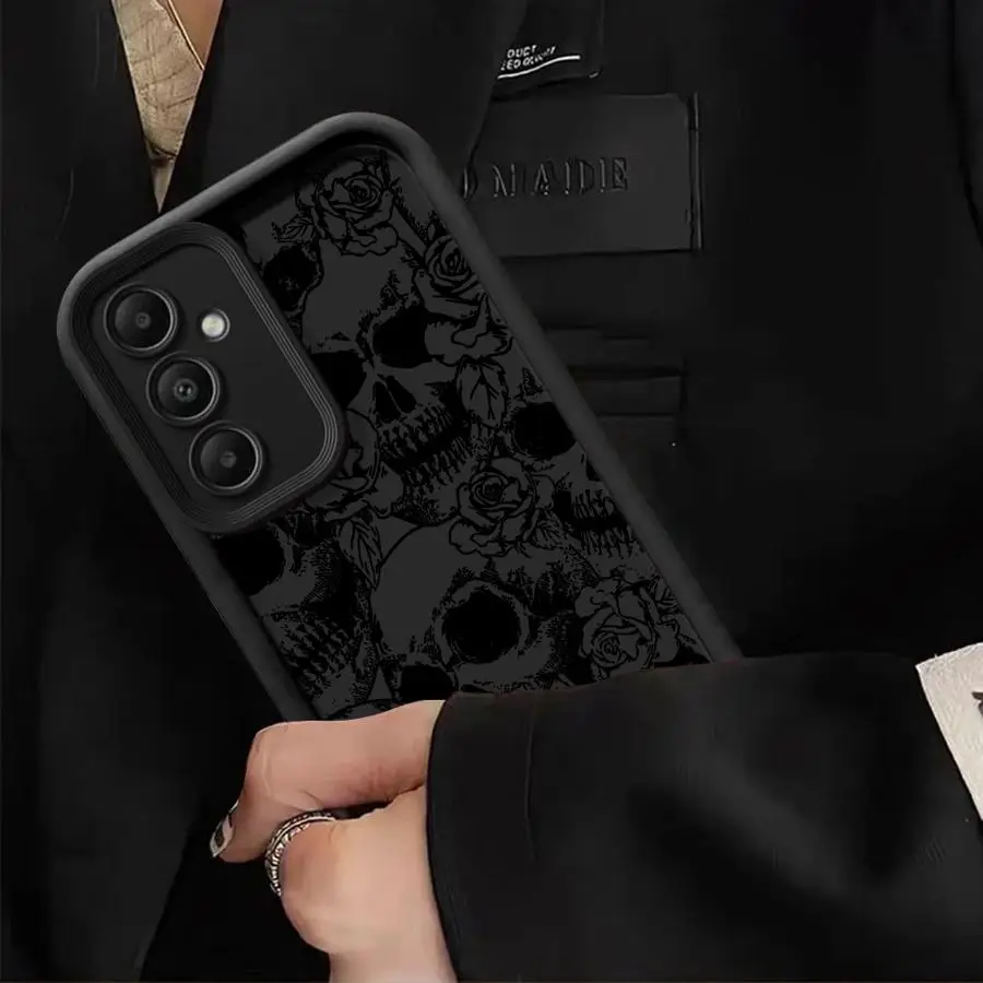 Trendy Skull Pattern Phone Cover Case