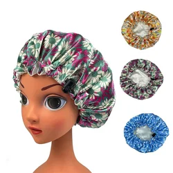 New Children's Double-layer Color Ding Round Hat Nightcap Beauty Hair Beauty Hair Care Hat Shower Cap Nursing Hat Wholesale