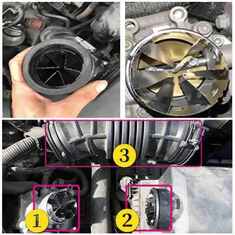 Car Turbocharger Turbocharger Adapter Modified Saver Air Accelerator Gas Fuel Fan Turbine C9Z2